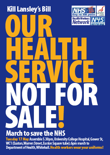 March to Save the NHS 17 May  London