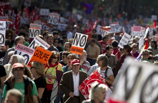 spain protest